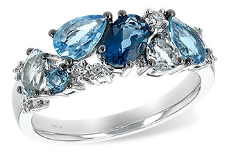 A235-18996: LDS RG 2.05 BLUE TOPAZ 2.16 TGW