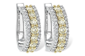 A235-21641: EARR 1.15 YELLOW DIAS 1.55 TW