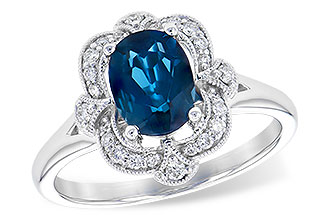 A318-88941: LDS RG 1.35 LONDON BLUE TOPAZ 1.50 TGW