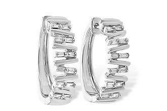 D236-14441: EARR .30 TW BAGUETTE DIAS