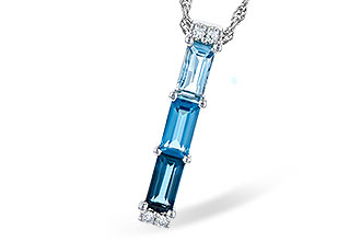 D318-85323: NECK 1.26 BLUE TOPAZ 1.30 TGW