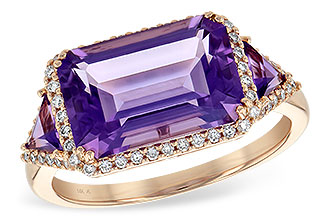 E236-10768: LDS RG 3.48 TW AMETHYST 3.70 TGW (12x8MM)