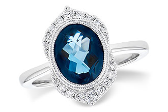 F318-89877: LDS RG 1.86 LONDON BLUE TOPAZ 2.00 TGW
