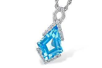 K318-84368: NECK 2.40 BLUE TOPAZ 2.53 TGW