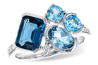 L318-88950: LDS RG 3.08 BLUE TOPAZ TW 3.15 TGW