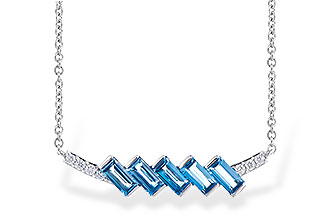 L318-89886: NECK .75 LONDON BLUE TOPAZ .80 TGW