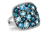 M233-41668: LDS RG 3.67 BLUE TOPAZ 3.94 TGW
