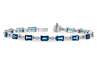 M318-84404: BRACELET 7.90 LONDON BLUE TOPAZ 8.13 TGW